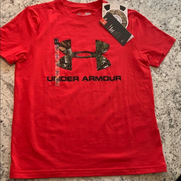 boys red under armour